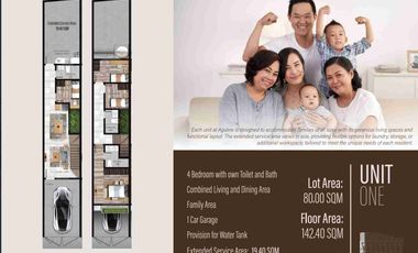 4-bedroom Townhouse For Sale Pre-selling in Las Piñas City