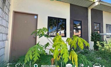 Elena Inner Bare Unit Row House for Sale located in Bria Magalang, Pampanga