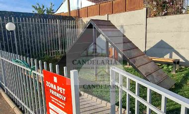 SE ARRIENDA DEPARTAMENTO AMOBLADO EN EDIFICIO BARCELONA- QUILLOTA