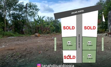 Tanah dekat Kampus UAD di Pleret Bantul Jogja Siap Bangun