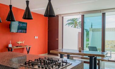 ¡VILLA DE EN CHICXULUB PUERTO, A SOLO 70 METROS DEL MAR!