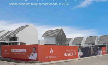 Di jual perum java residence cluster 3 thp 3 tanpa dp
