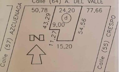 VENTA CASA A REFACCIONAR SOBRE GRAN TERRENO MÁS DE 1000m2 A METROS DE AVENIDA LUJÁN SANTO TOMÉ