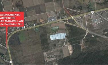 TERRENO DE 5,250m2 EN VENTA EN EL FRACCIONAMIENTO CAMPESTRE LAS MARAVILLAS, CARRETERA GUADLAJARA-COLIMA CERCA KM 40 ACATLÁN DE JUÁREZ