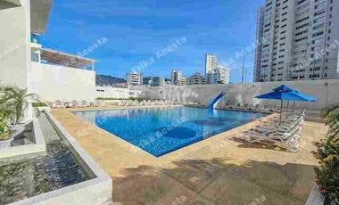 Departamento amueblado vista dos recamaras