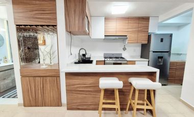 RENTA DEPARTAMENTO AMUEBLADO CON BALCON, 2 RECAMARAS, EN ZARAGOZA, AGRICOLA ORIENTAL, CERCA DEL FORO SOL