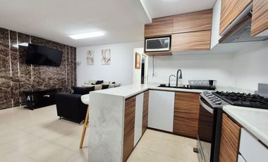 RENTA DEPARTAMENTO AMUEBLADO CON BALCON, 2 RECAMARAS, EN ZARAGOZA, AGRICOLA ORIENTAL, CERCA DEL FORO SOL