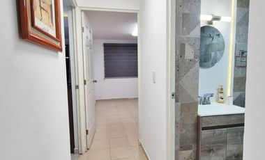 RENTA DEPARTAMENTO AMUEBLADO CON BALCON, 2 RECAMARAS, EN ZARAGOZA, AGRICOLA ORIENTAL, CERCA DEL FORO SOL