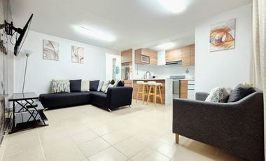 RENTA DEPARTAMENTO AMUEBLADO CON BALCON, 2 RECAMARAS, EN ZARAGOZA, AGRICOLA ORIENTAL, CERCA DEL FORO SOL