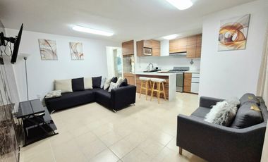 RENTA DEPARTAMENTO AMUEBLADO CON BALCON, 2 RECAMARAS, EN ZARAGOZA, AGRICOLA ORIENTAL, CERCA DEL FORO SOL