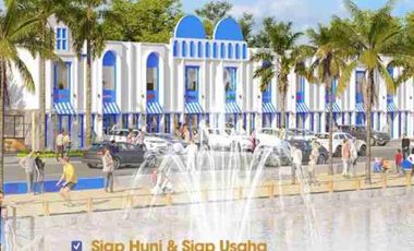 Ruko dengan konsep yang berada di depan pantai