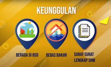 MURAH SEWA TANAH KOMERSIAL DI BSD