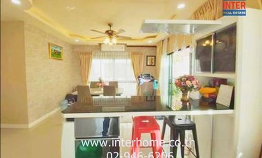 2-storey detached house, 52 sq m., Thanyaphirom Grand Ville Village, Rangsit, Khlong 7, near Rajamangala University of Technology Thanyaburi, Rangsit-