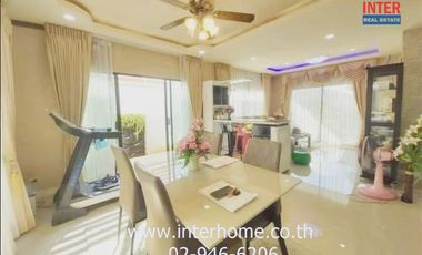2-storey detached house, 52 sq m., Thanyaphirom Grand Ville Village, Rangsit, Khlong 7, near Rajamangala University of Technology Thanyaburi, Rangsit-