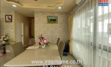 2-storey detached house, 52 sq m., Thanyaphirom Grand Ville Village, Rangsit, Khlong 7, near Rajamangala University of Technology Thanyaburi, Rangsit-