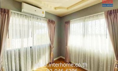 2-storey detached house, 52 sq m., Thanyaphirom Grand Ville Village, Rangsit, Khlong 7, near Rajamangala University of Technology Thanyaburi, Rangsit-