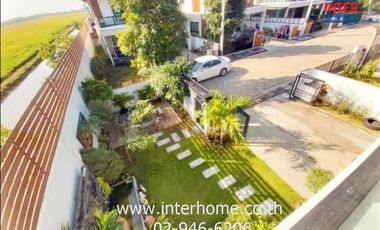 2-storey detached house, 52 sq m., Thanyaphirom Grand Ville Village, Rangsit, Khlong 7, near Rajamangala University of Technology Thanyaburi, Rangsit-