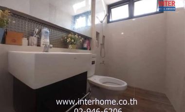 2-storey detached house, 52 sq m., Thanyaphirom Grand Ville Village, Rangsit, Khlong 7, near Rajamangala University of Technology Thanyaburi, Rangsit-