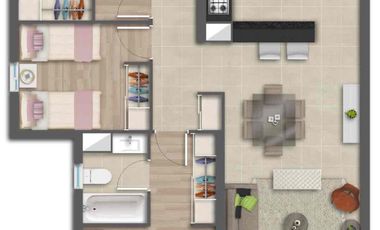 Arriendo Departamento Edificio Patagua