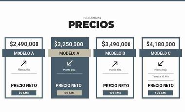 Locales en Venta en Plaza Palmas Modelo A– Excelente Oportunidad de Inversión