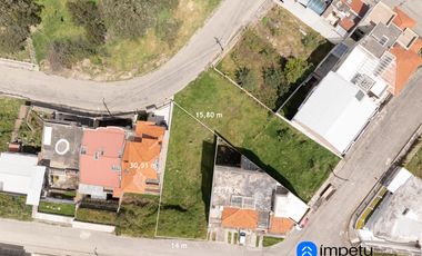 En venta lote en Atamer a pasos del centro de la ciudad de Loja