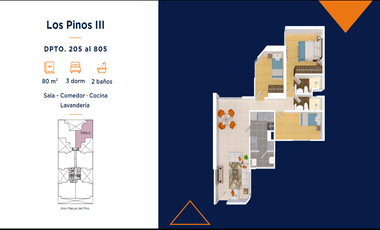 🏙️ Venta de Departamentos en Edificio Los Pinos III. ¡Últimas 3 unidades!
