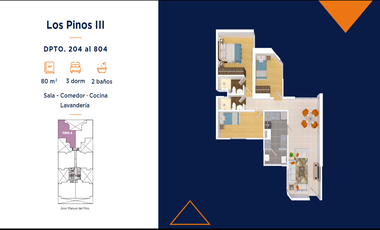 🏙️ Venta de Departamentos en Edificio Los Pinos III. ¡Últimas 3 unidades!