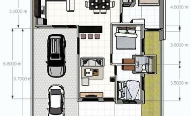 HOUSE&LOT FOR SALE: 7.5M 3Br 2Cr Brand new House at Golf view subdivision