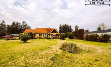 VENTA HERMOSA PARCELA  5000M2 CON CASA DE 133M2 , COLONIAS DE PAINE, PAINE