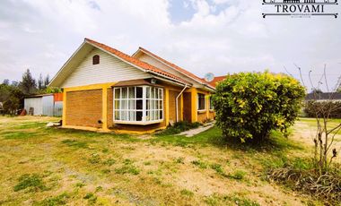 VENTA HERMOSA PARCELA  5000M2 CON CASA DE 133M2 , COLONIAS DE PAINE, PAINE