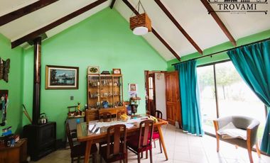 VENTA HERMOSA PARCELA  5000M2 CON CASA DE 133M2 , COLONIAS DE PAINE, PAINE