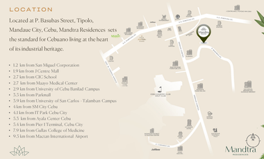 For Assume: 1-Bedroom Unit with Balcony in Mandtra Residences Tower 3 with view of Mactan Channel and City