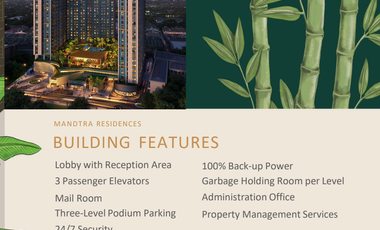 For Assume: 1-Bedroom Unit with Balcony in Mandtra Residences Tower 3 with view of Mactan Channel and City