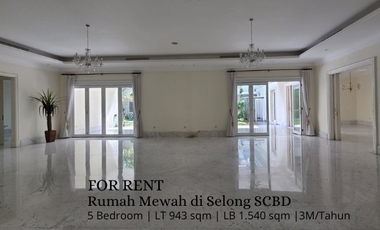FOR RENT Rumah Mewah di Selong SCBD