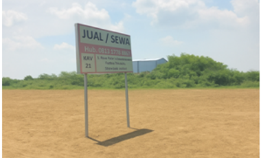 Dijual Cepat Tanah Kavling di Kawasan Industri Maspion Cocok Untuk Tempat Usaha, Pergudangan, Lokasi Strategis Gresik Jawa Timur