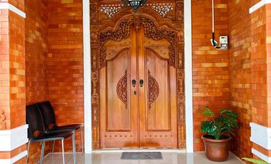 Rumah Joglo Mewah Klasik di Hook Samping RTH Elegan, Asri, & Eksklusif Jogja