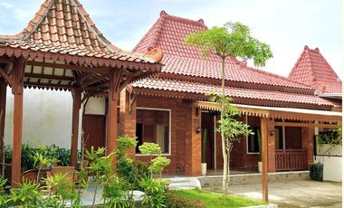Rumah Joglo Mewah Klasik di Hook Samping RTH Elegan, Asri, & Eksklusif Jogja