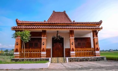 Rumah Joglo Mewah Klasik di Hook Samping RTH Elegan, Asri, & Eksklusif Jogja