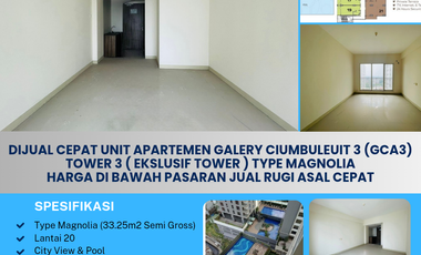 Apartemen dijual di Hegarmanah, Cidadap, Kota Bandung, Jawa Barat