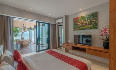 Dijual Cepat dan Disewakan Villa 2 Lantai Exclusive Hadap Pantai Pinggir Laut, Lokasi Strategis Wisata Badung Bali