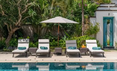 Dijual Cepat dan Disewakan Villa 2 Lantai Exclusive Hadap Pantai Pinggir Laut, Lokasi Strategis Wisata Badung Bali