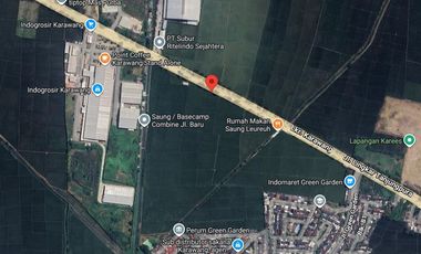 Dijual Tanah Menghadap Jalan Raya di Jl. Lingkar Tanjungpura - Karawang Barat