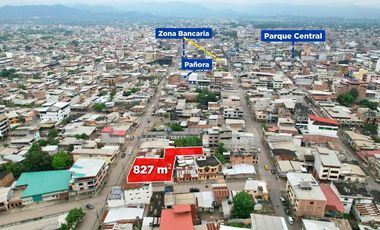 TERRENO ESQUINERO EN VENTA 827 M², PASAJE Z.CENTRO