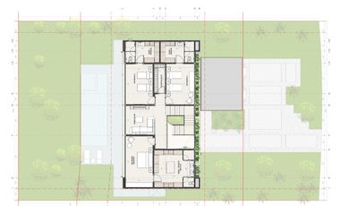 Casa en Preventa en Cancún en Kiva en Cancun Country Club con 4 Recámaras, alberca y Jardín