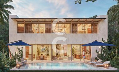 Casa en Preventa en Cancún en Kiva en Cancun Country Club con 4 Recámaras, alberca y Jardín