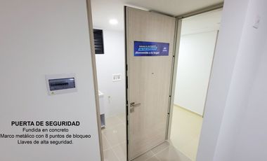 Apartamento Para Estrenar En City Center Bucaramanga La Victoria 80 metros 2 Aires Acondicionados Puerta de seguridad 2 Hab 2 Baños Walk-in Closet 2 B