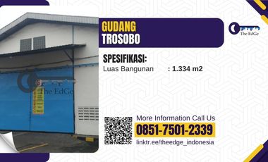 Ready-to-Use 1,334 m² Warehouse in Trosobo – Prime Industrial Access