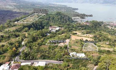 Tanah View Danau Dan Gunung Batur Di Kintamani Kedisan Bangli Dekat Songan Suasana Dingin