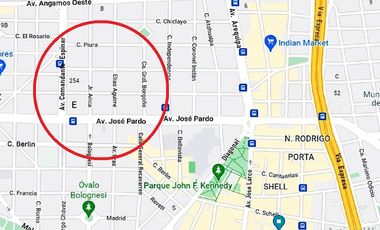 Alquiler Miraflores PARDO - Local de 1 Ambiente + 1 Baño - Área: 17.15m²