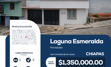 Casa En Venta En Laguna Esmeralda Montebello San Cristóbal de las Casas Chiapas